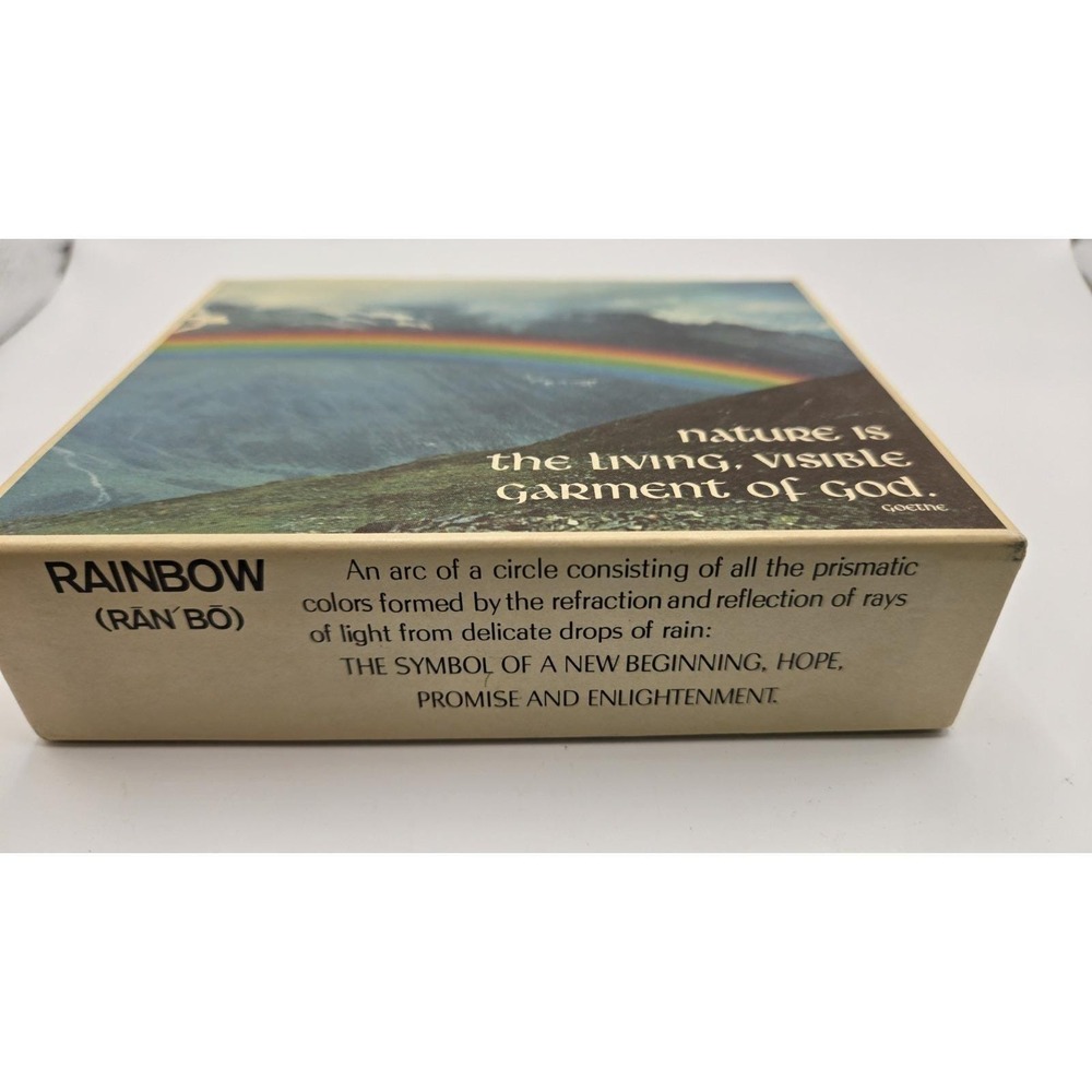 Vintage 1972 Good-Times Nature God Jigsaw Puzzle Complete Goethe Quote Box Art - Picture 3 of 5